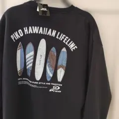 新品タグ付き　PIKO サーフボードプリント トレーナーLLのサムネイル