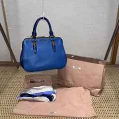 【極美品/希少色】miu miu ミュウミュウ マドラス 2way ハンドバッグ