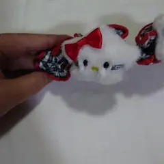 ハローキティ ヘアアクセサリー チェック柄