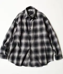 FREAK'S STORE リラックスフィット オンブレチェック ネルシャツ