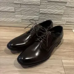 美品！EMPORIO ARMANI ダークブラウン ドレスシューズ - メルカリ