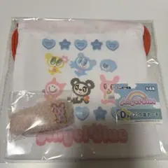 Angel Blue エニマイくじ D賞②巾着ポーチ　E賞ボアヘアクリップ