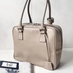 新品✨ A.D.M.J. シュリンクレザー ボストンバッグ トープ ワイド27