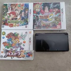 ニンテンドー3DS 本体 ブラツク ソフト4本 ケース - メルカリ