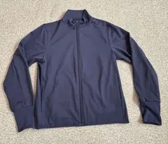 【140】ユニクロ　エアリズムUVカットメッシュジャケット　ネイビー