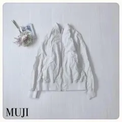 ♢【撥水・美品】MUJI ムジ 再生ナイロン撥水リブ付きジャケット XSのサムネイル