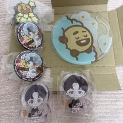BTS SUGA ユンギ 缶バッジ 2個セット - メルカリ
