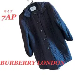 バーバリー  レディース キャメルノバチェック　キルティング コート 黒