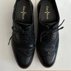 Cole Haan ブラック ウイングチップ　24.5cm