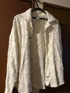 Casper John ホワイト　シャツ　Sサイズ