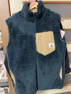 CAPTAIN STAG フリースベスト グリーン