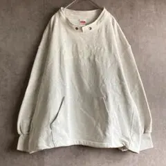 ニコアンド(BIG)ビンテージ風ドロストプルオーバー＊ゆるっと可愛い＊英字ロゴ