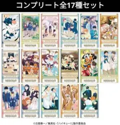 ① ハイキュー!! ビジュアルクリアチケット コンプリート 全17種セット
