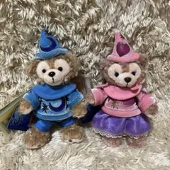 TDS 10周年記念　ダッフィー　シェリーメイ　ぬいぐるみバッジ