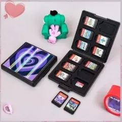 【新品】Switch カードケース 収納 12枚 携帯便利 耐衝撃 薄型 軽量