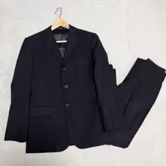 COMME CA ISM コムサイズム スーツ 上下セットアップ ブラック　黒