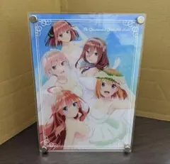 映画 「五等分の花嫁」 BIG アクリル置き時計 アクリルスタンド 時計 4 