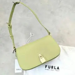 未使用★FURLA フルラ ワンショルダーバッグ ライトグリーン