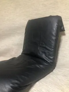 座椅子カバー　Lサイズ　ブラック合皮レザー