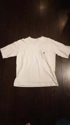 サイズL KANGOL ホワイト Tシャツ チェック柄ポケットのサムネイル