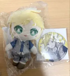 プロセカ 鏡音レン はぴこれ ぬいぐるみ　缶バッジ