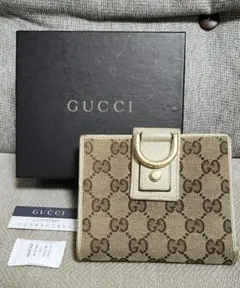 GUCCI GGスプリーム 二つ折り財布 - メルカリ