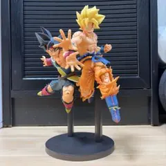 ドラゴンボール とよたろうが描いてみた 孫悟空　バーダック 親子かめはめ波