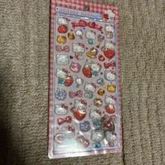 キティ ボンボンドロップシール　赤　②