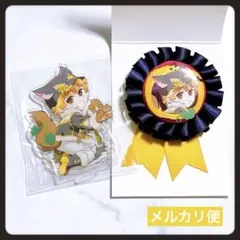 新品♡ 鬼滅の刃 ハロウィン 2025 義勇 コサージュ風 バッジ 缶バッジ