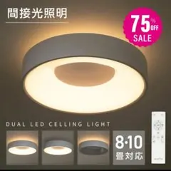 デュアルLEDシーリングライト 8畳対応