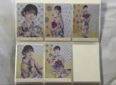 乃木坂46 生写真 浴衣 2022 筒井あやめ 5種コンプ