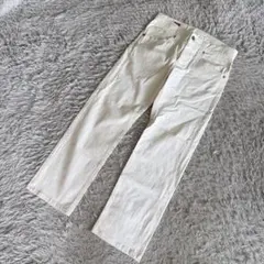 EDWIN BLUE TRIP ホワイト ワイドデニムパンツ 32 エドウィンのサムネイル