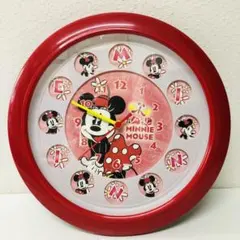 mm1111 ★希少　美品★ディズニー　ウォールクロック　ミニーマウスのサムネイル
