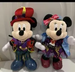 ディズニー　ハロウィン　ぬいぐるみバッジ