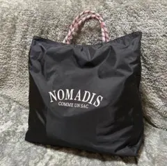 美品！NOMADIS ノマディス SAC トートバッグ ブラック ピンクのサムネイル