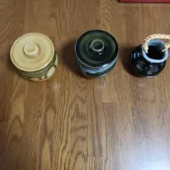 美濃焼 趣味の器 蓋付小鉢 3点セット