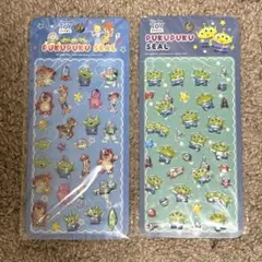 【新品】ディズニー　トイストーリー　ラメ入りぷくぷくシール