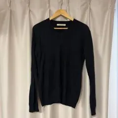 ジャーナルスタンダードアンゴラ混クルーネックニット 黒