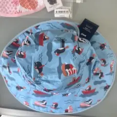 BANZ ペンギン柄 キッズハット UPF 50+