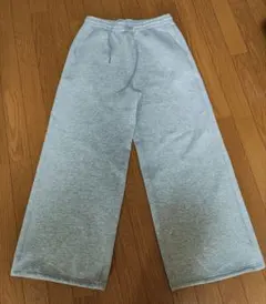 guパフスウェットバギーパンツ　グレー　XL