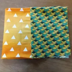 鬼滅の刃柄 はぎれ 2種