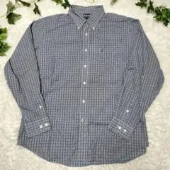 NAUTICA 長袖ボタンダウンシャツ　チェック柄