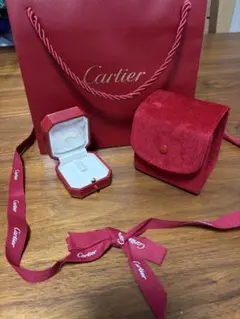 新品未使用【Cartier カルティエ】ショッパー・ボックス・リングケースセット