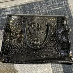 BerryQ 板チョコ 2WAY ハンドバッグ ショルダーバッグ ブラウン 美品