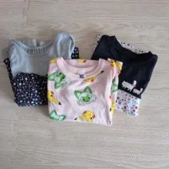 キッズ Tシャツ セット 花柄 キャラクター　３枚セット