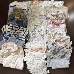28着まとめ売り・女の子60〜80サイズ、ロンパース、肌着、浴衣
