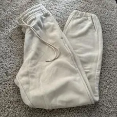 ユニクロ　スウェットパンツ　Sサイズ　アイボリー