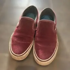 VANS スエード スリッポン バーガンディ 24.5cm