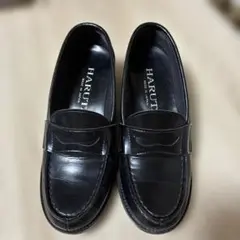 HARUTA 黒 ローファー 23cm