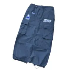 完売品★MOUSSY×X-girl コラボ y2k カーゴスカート 1 グレー